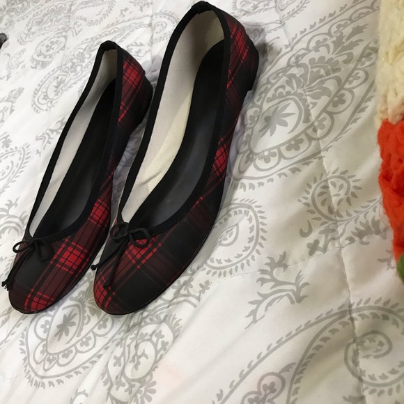 J. Crew made in Italy plaid ballet flats SOLD - Picture 3 of 7